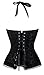 Kimring Women's Fashion Elegant Halter Satin Jacquard Lace Edge Corset