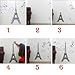 Sweet Jojo Designs Pink, Black and White Paris French Eiffel Tower Wall Hanging Accessories
