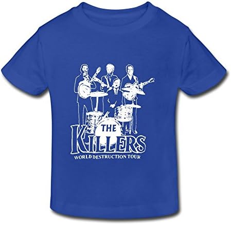 MAIT Kids The Killers Indie Alternative Rock Band Music 2-6 Boys Girls Shirt RoyalBlue 4 Toddler