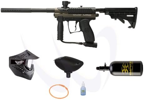 Spyder Kingman 2012 MR100 Olive Paintball Marker HPA N2 Entry Package