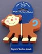 Magnetic Wooden Monkey Magnet by The Toy Workshop