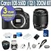 Canon EOS 550D 18 MP Digital SLR Camera with Tamron 29-80mm Zoom Lens + UV Filter + 4 GIG Memory Card + Holster Case + 6 Piece Starter Kit + 3 Year Celltime Warranty Repair Package