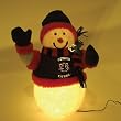 Auburn Tigers NCAA Fiber Optic Light-Up Snowman (16)"
