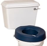 Raised Toilet Seat with Padded Cover