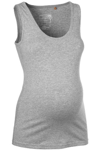 Noppies Damen Umstandsmode Shirt/ Top 60108, Gr. 42 (XL), Grau (grey melange 100) Preisvergleich