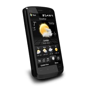 HTC Touch HD - T8282 - Unlocked QuadBand Cellular Phone with 5MP Camera, 3.8" WVGA, WiFi, TouchFLO - International Version with No Warranty (Black)