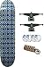 Blackout Ramble Complete Skateboard - 7.5 W/Mini Logo Wheels and Bearings
