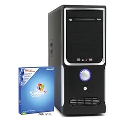 PC - CSL Sprint P5317 (Dual) - Office DualCore! PC-System mit AMD Athlon II X2 220 2x 2800 MHz, 500GB SATA, 2048MB DDR3, GeForce 7025, DVD-RW, 5.1 Sound, GigLAN, Windows XP Professional