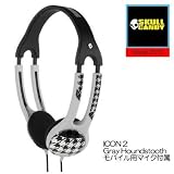 SkullCandy iCon2 Gray Houndstooth ヘッドホン　０９-１０モデルの画像