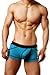 Dominik Cotton Boxer Trunks, Mens, Blue (2083)
