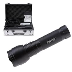 24W 1440LM 230mm Hid Rechargable Flashlight Torch Kit With 2200mah Li-ion Battery And Car Charger