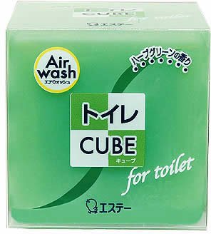 エアウォッシュ トイレCUBE(キューブ) ハーブグリーンの香り 130g