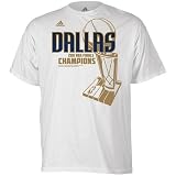 NBA Men's Dallas Mavericks 2011 Finals Champions Locker Room Tee Shirt (White, Small)