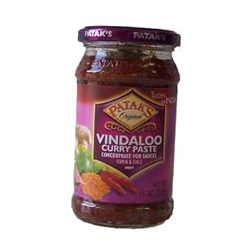 Pataks Vindaloo Curry Paste 10 Oz