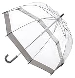 Fulton Birdcage 1 Umbrella Silver Trim
