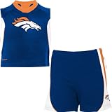 Reebok Denver Broncos Boys (4-7) Raglan Tank & Short Set Kids 5-6 Medium