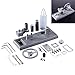 Petforu Unassembled Stirling Engine Model Kit That Works DIY All-Metal Set Scientific Gift Challenging