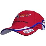 C6 Z06 505 HP Highly Detailed Red Embroidered Cap