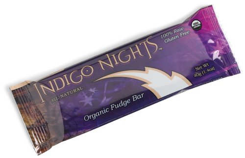 Everythingraw Indigo Nights Organic Fudge Bar, 100% Raw Gluten Free, 1.4-Ounce Bars (Pack of 15)