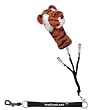 Golf Club Head Cover Leash with Daphnes Tiger Combo