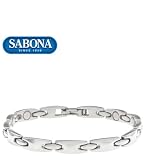 Ladies Sabona Ladies Executive Sport Silver Magnetic Bracelet