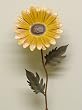 Sunflower Metal Garden Stake Statuary