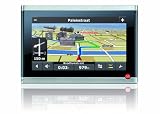Falk Vision 500 Navigationssystem inkl. TMCpro Starter (10,9 cm (4,3 Zoll) Display, Kartenmaterial Europa 43, Guided Tours, Sensitive Touch Display) schwarz/chrom