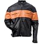 Mens Hand Sewn Pebble Grain Genuine Leather Jacket