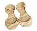 CAcB Women's Lowest Cut Liner Dresses Socks w/Forefoot Cushion & Silicone Heel