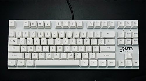 Mechanical Keyboard - Noppoo Lolita Spyder 87 [Kailh Black Switch] - White