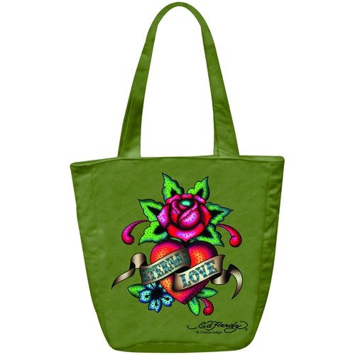 ED HARDY B3NESLKS Ness Love Kills Slowly Tote Bag