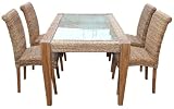 Abaca Milan Dining Table and 4 Chairs