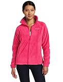 Columbia Women's Benton Springs Full Zip Fleece, Very Pink, 1X