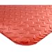 Durable Coporation Metallic Diamond-Dek Runner Industrial Mat, for Dry Floors, Red