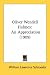 Search : Oliver Wendell Holmes: An Appreciation (1909)