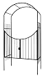 Gardman R356 The Savannah Arch and Gate