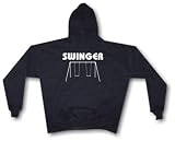 SWINGER Playground Swing Set Men's Hoodie Sweat Shirt Small thru 4XL
