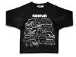 Chinche Long Sleeve T-shirt Cars Design - BLACK