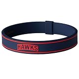 Phiten Atlanta Hawks 7.5'' Navy Blue Silicone-Titanium Bracelet