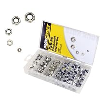 MAXCRAFT by MIT 7692 Nylon Insert Lock Nut Assortment, 150-pc.