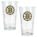 Boston Bruins NHL 2pc Pint Ale Glass Set - Primary Logo