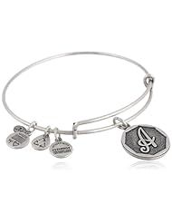 Alex and Ani Initial Expandable Wire Bangle Bracelet, 7.25"
