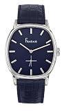 Freelook Men's Rivoli Stainless Steel Case Blue Dial Blue Leather Band Watch #HA1908-8