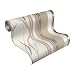 Rasch Tapete 752328 Vliestapete, elegantes, trendiges, florales Blockstreifenmuster