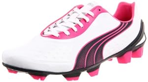 Puma Men's V1.11 SL Soccer Cleat,White/New Navy/Pink,12 D US
