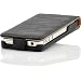 Ledertasche f�r Apple iPhone 4 & 4S mit Magnet Verschluss in schwarz + Reinigungstuch