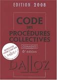 Code des procédures collectives commenté