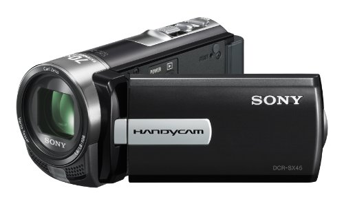 Sony DCR-SX45EB SD Camcorder (60-fach opt. Zoom, 7,6 cm (3 Zoll) Display, bildstabilisiert) schwarz