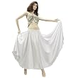 White Satin Full Circle Skirt