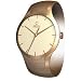 Obaku Harmony Womens Titan Glass Watch - Rose Gold Band / Light Cream Face - V100LVIMVS-013